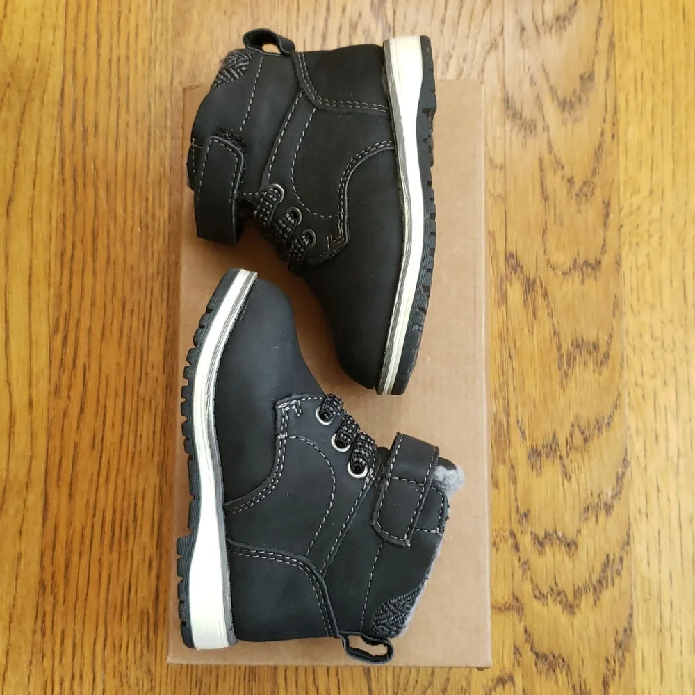 NIB Kids Lil Luke Boot Black Max + Jake Toddler Size 5
